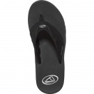 Reef Mens Sandals Fanning Black Silver