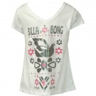 Billabong Billie Girls Shirt Peace Bird White