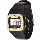 Freestyle Watch Shark Classic Bling Black Gold Stone