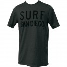 Hurley Mens Shirt Surf San Diego Heather Black