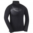 Kjus Skiwear Mens Base Layer Cosmic Halfzip Black Monument