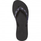 Reef Womens Sandals Ginger Black Blue Silver