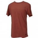 RVCA Mens Shirt Label Tee Red Grease
