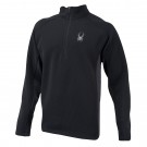 Spyder Mens Sweater Half Zip Mid Weight Core Sweater Black