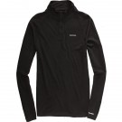 Burton Mens Wool 1/4 Zip Top True Black
