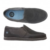 Cobian Mens Shoes Slip Black