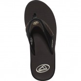 Reef Mens Sandals Fanning Dark Brown Tan