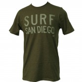 Hurley Mens Shirt Surf San Diego Heather Combat