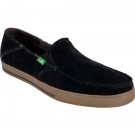 Sanuk Mens Sidewalk Surfer Standard Corduroy Black